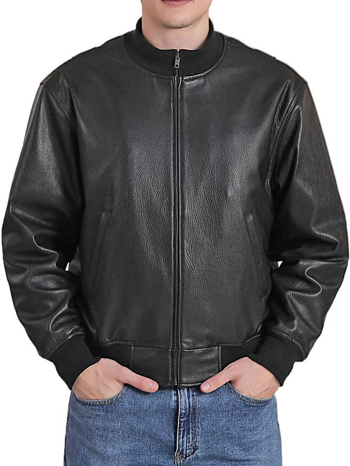 Landing Leathers, giacca cisterna in pelle da uomo della Seconda Guerra Mondiale per la vendita all'ingrosso da parte di Landing Leathers