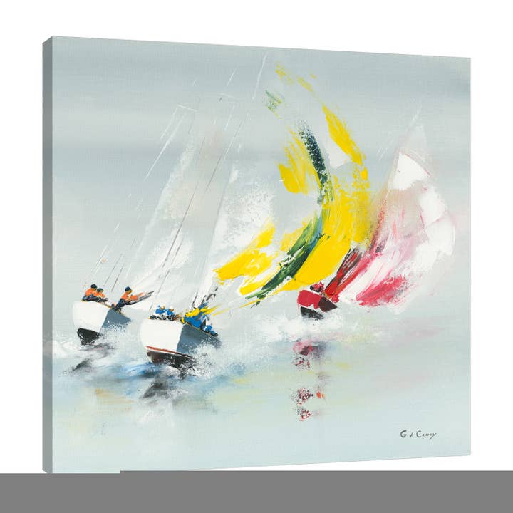 Les Spi Jaunes Galleri Indpakket lærred for engroshandel hos Jaxson Rea