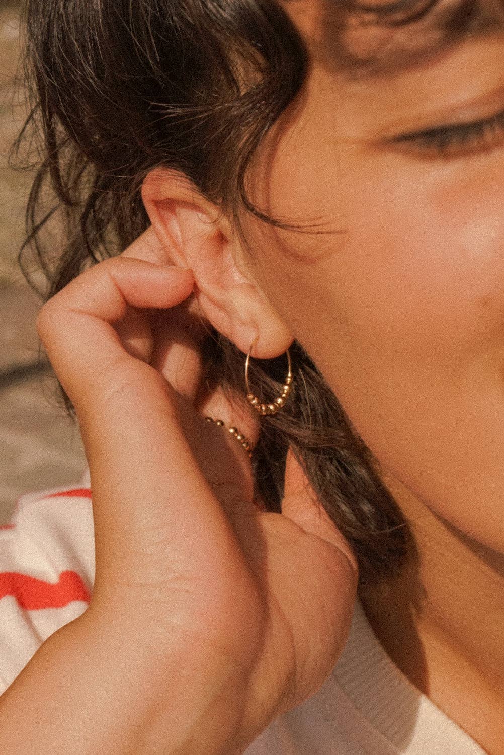 SAN SAN - Wholesale Hoop Earrings - BUBBLES hoop earrings/gold filled/silver/waterproof2