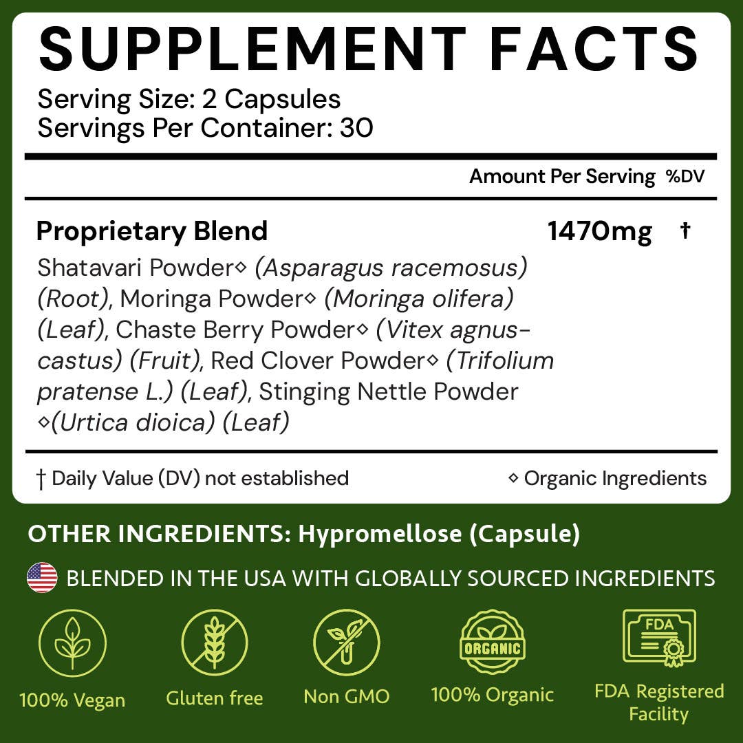 Osh Wellness - Ayurvedic Wellness - Wholesale Oral Supplement/Vitamin - Pre-Conception Cleanse | Uterus Detox & Ovarian Support 🌸5