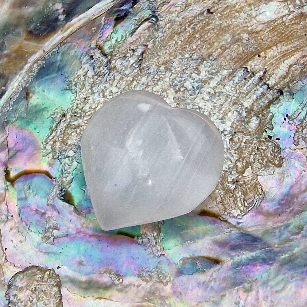 Shamans Crystal – wholesale Spiritual stone/crystal – Selenite Heart Stones, Selenite Heart Shape Stones Selenite5