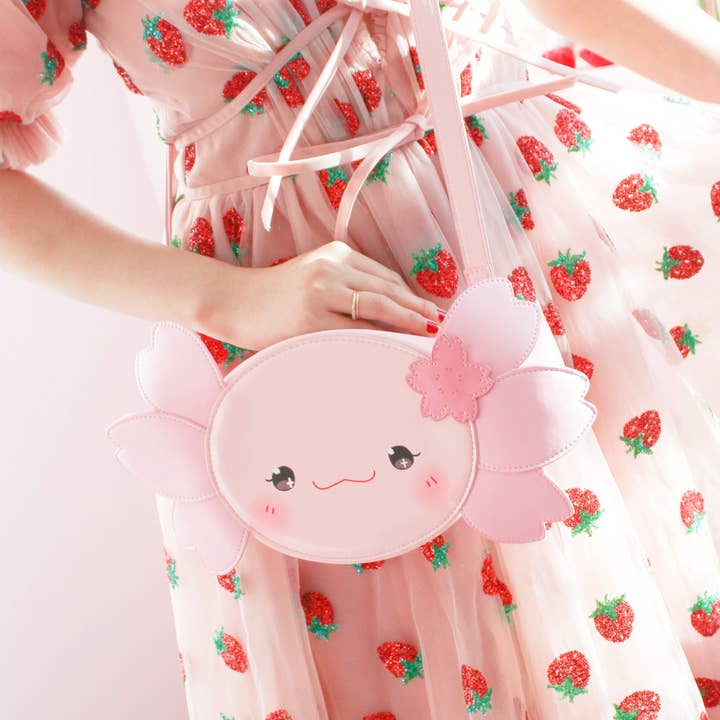 Agi the Axolotl Crossbody Purse and other Purchase Wholesale korean bag. Free Returns & Net 60 Terms on Faire trending on Faire.