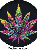 MAGNETE: foglia di vaso psichedelica per la vendita all'ingrosso da parte di Ephemera