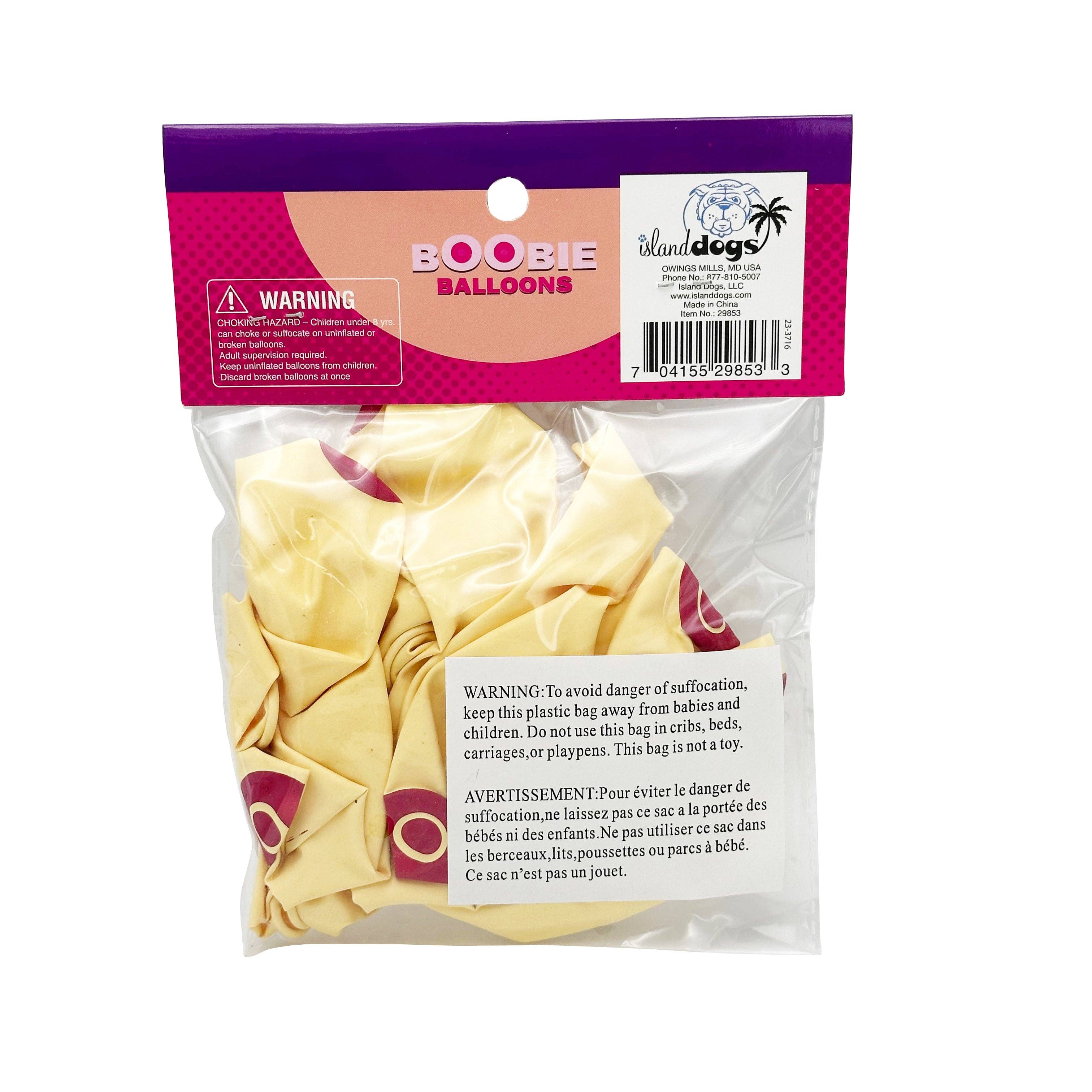 Island Dogs - Wholesale Balloon - Boobie Balloons2