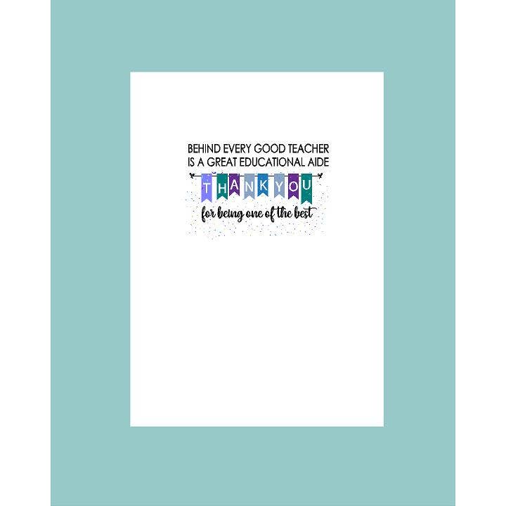 Bedankkaartje voor Onderwijsassistent voor wholesale door What She Said Creatives