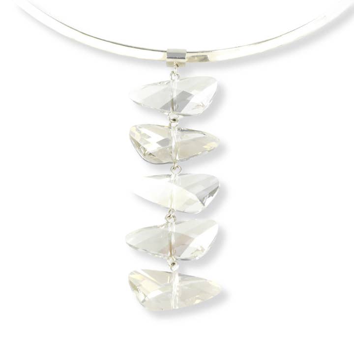 Reflections Necklace in Silver Shade for wholesale by Riina Mettas Jewelry