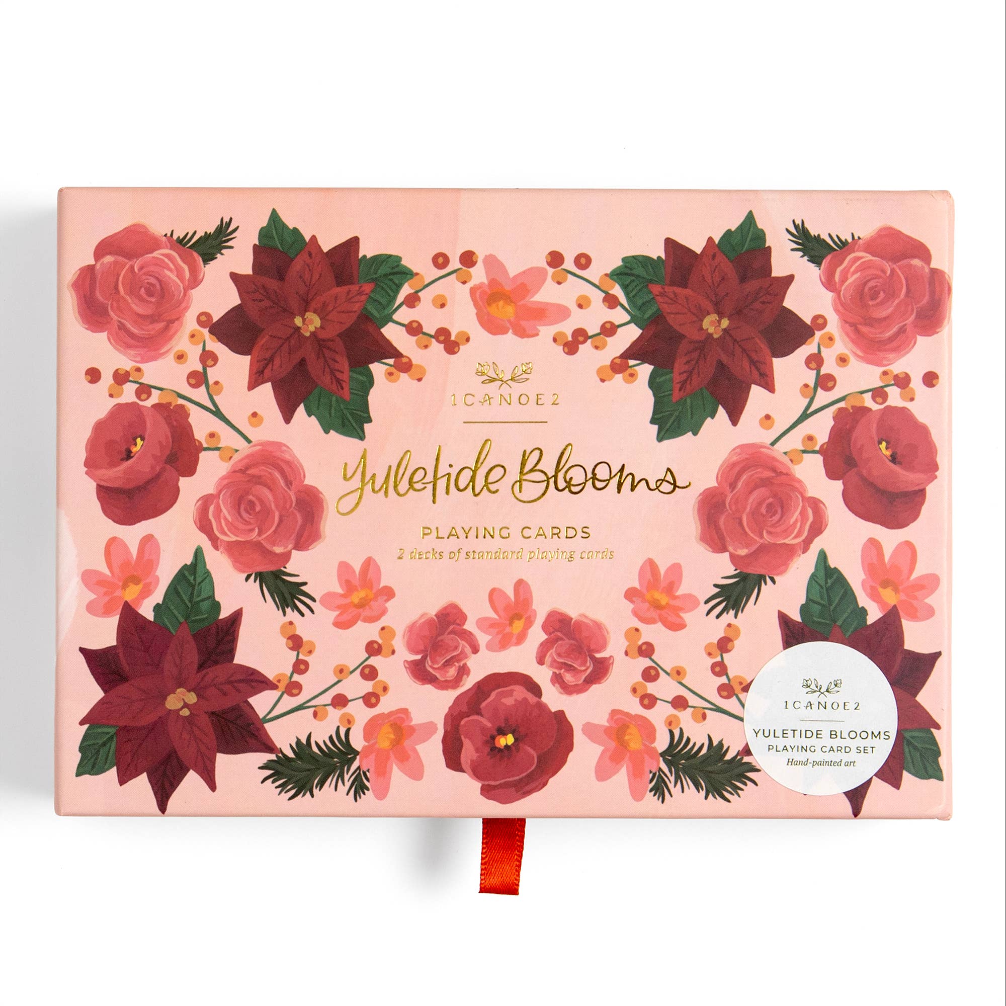 1canoe2 | One Canoe Two Paper Co. - Wholesale Playing Cards - Yuletide Blooms Holiday Set of 2 Playing Cards Decks3