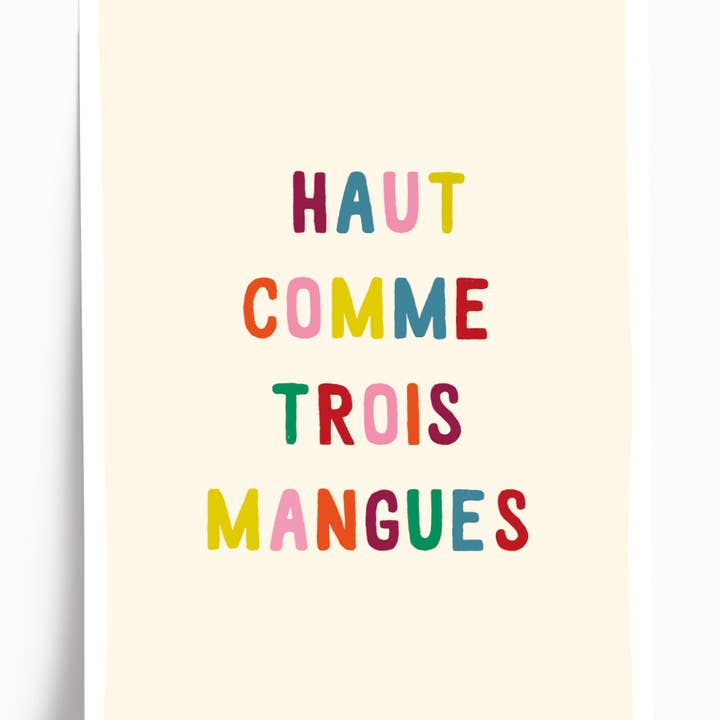 Taxi Brousse - Wholesale Poster - HIGH POSTER LIKE 3 MANGOES - 30x40