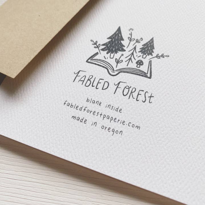 Fabled Forest – Engroshandel Babykort – Velkommen Baby Woodland Uro - Ny Baby Hilsen Kort