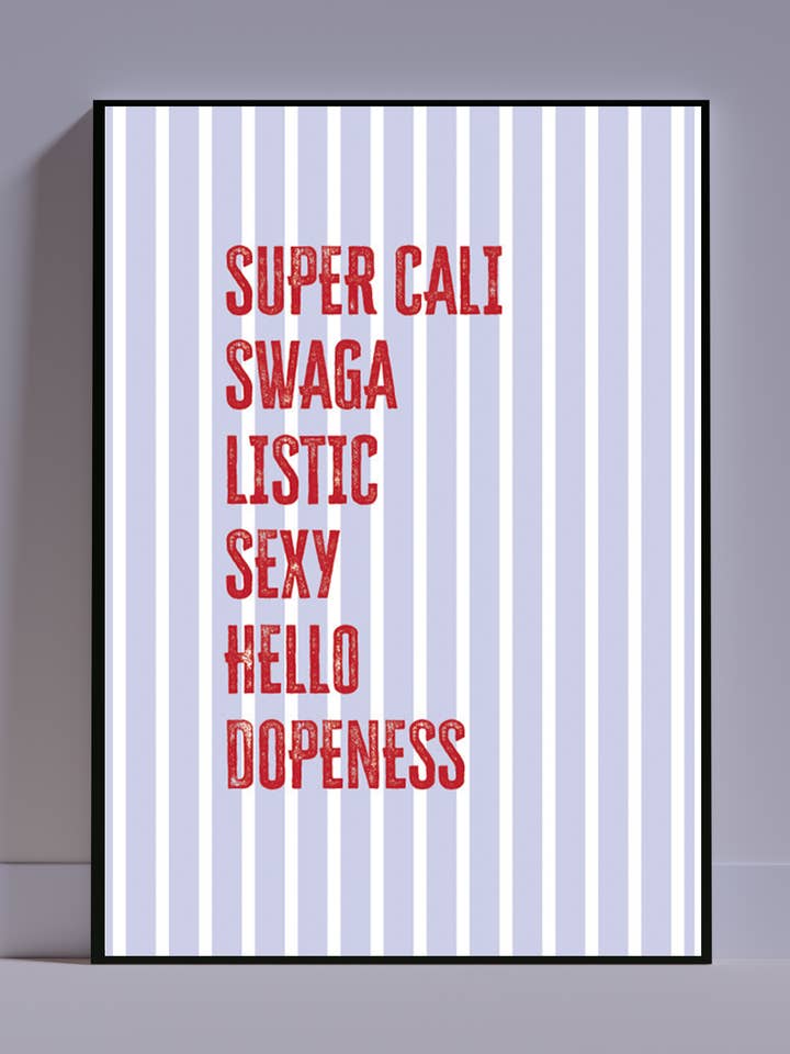 Playful stripes - Swagalistic for wholesale by Stripey McButt Face