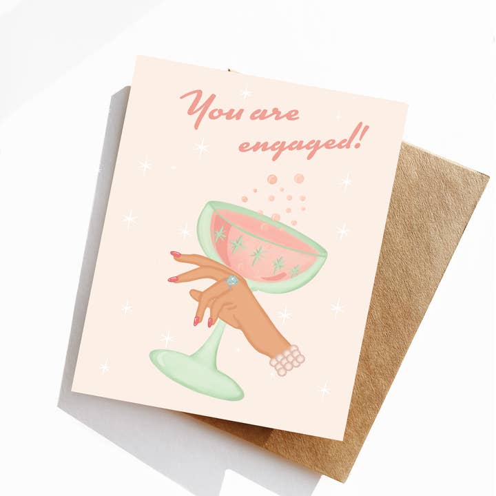 You Are Engaged! for wholesale by The Palmera Design Studio