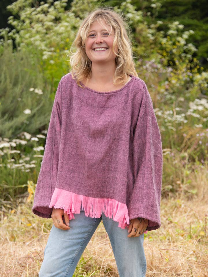 Zig Zag Asian Collection - Wholesale Blouse - Women's - Brushed Woven Box Top1