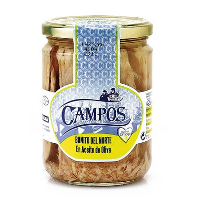 Delicatessen Spanish Food - Vendita all'ingrosso Pesce in scatola - Bella lattina di olio d'oliva 260g - CAMPOS