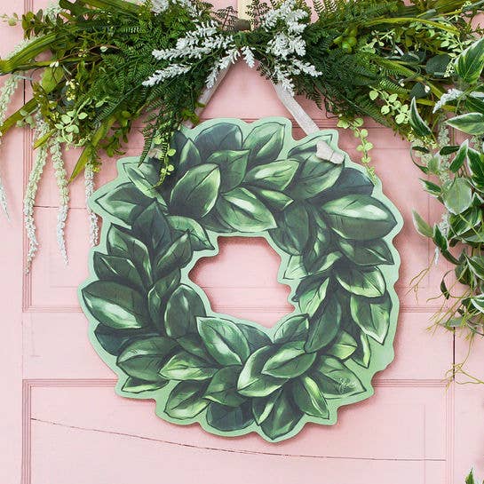 Magnolia Wreath Door Hanger for wholesale by Songbird Grove Collection