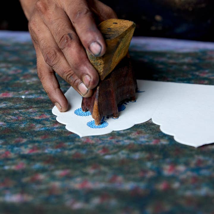 Paper Mirchi – wholesale Stationery/notecard set – Boxed Artisan Notecard Set - Sandook Topaz6