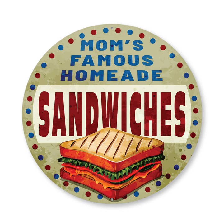 Moms Homeade Sandwiches Sign and other Purchase Wholesale ready made sandwiches. Free Returns & Net 60 Terms on Faire trending on Faire.
