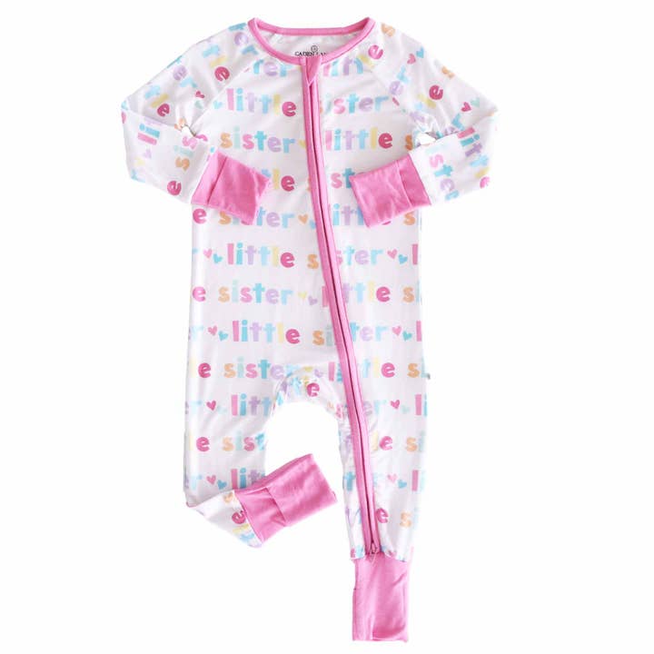 Little Sister Convertible Zip Romper for wholesale by Caden Lane
