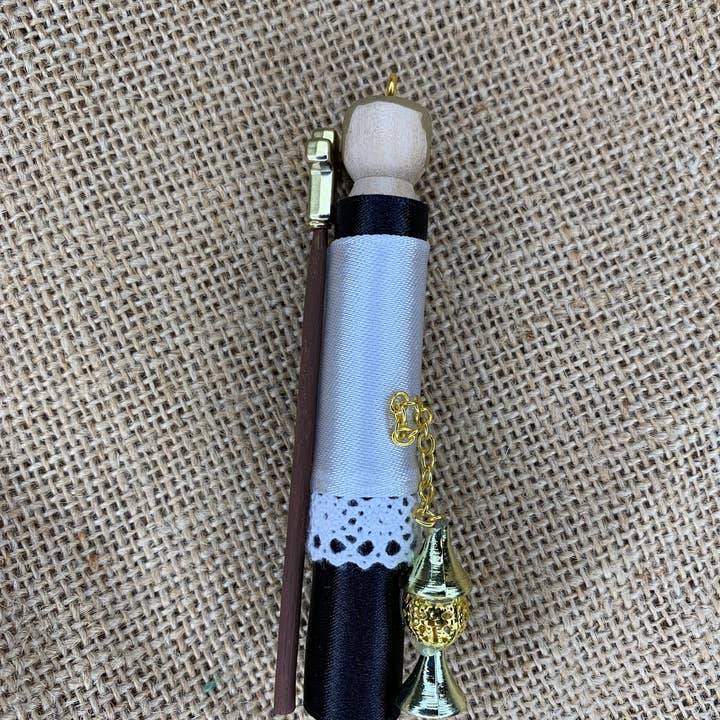 Our Saint Family - Wholesale Ornament - Altar Server / Acolyte Wooden Doll Ornament2