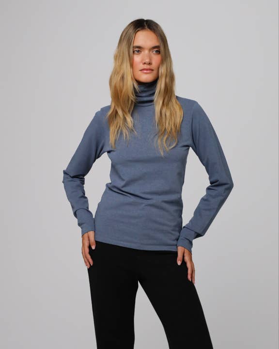 Hemp Essentials Mockneck for wholesale by Juana