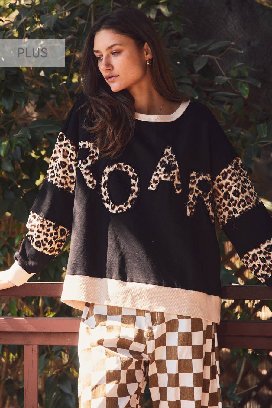 Oddi - Wholesale Sweatshirt - Women's - Plus Color Block Sweatshirt0