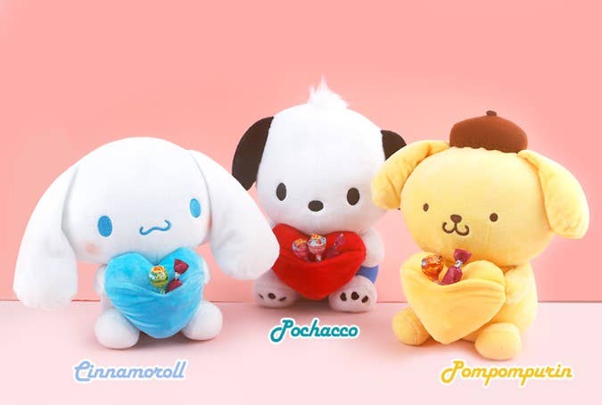 K-Wonderland – wholesale Stuffed/plush toy – Kids & baby – Sanrio Characters with Heart Plush Gift Deco Toy6