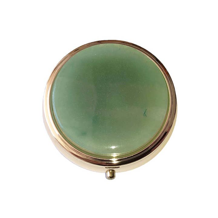 France Mineraux - Wholesale Pill Organizer - Pill box - Green Aventurine
