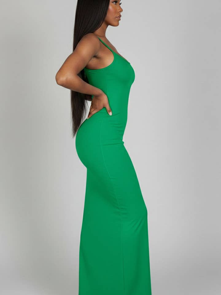 CAPELLA APPAREL - Wholesale Dress - Women's - Ribbed Mermaid Hem Cami Dress10