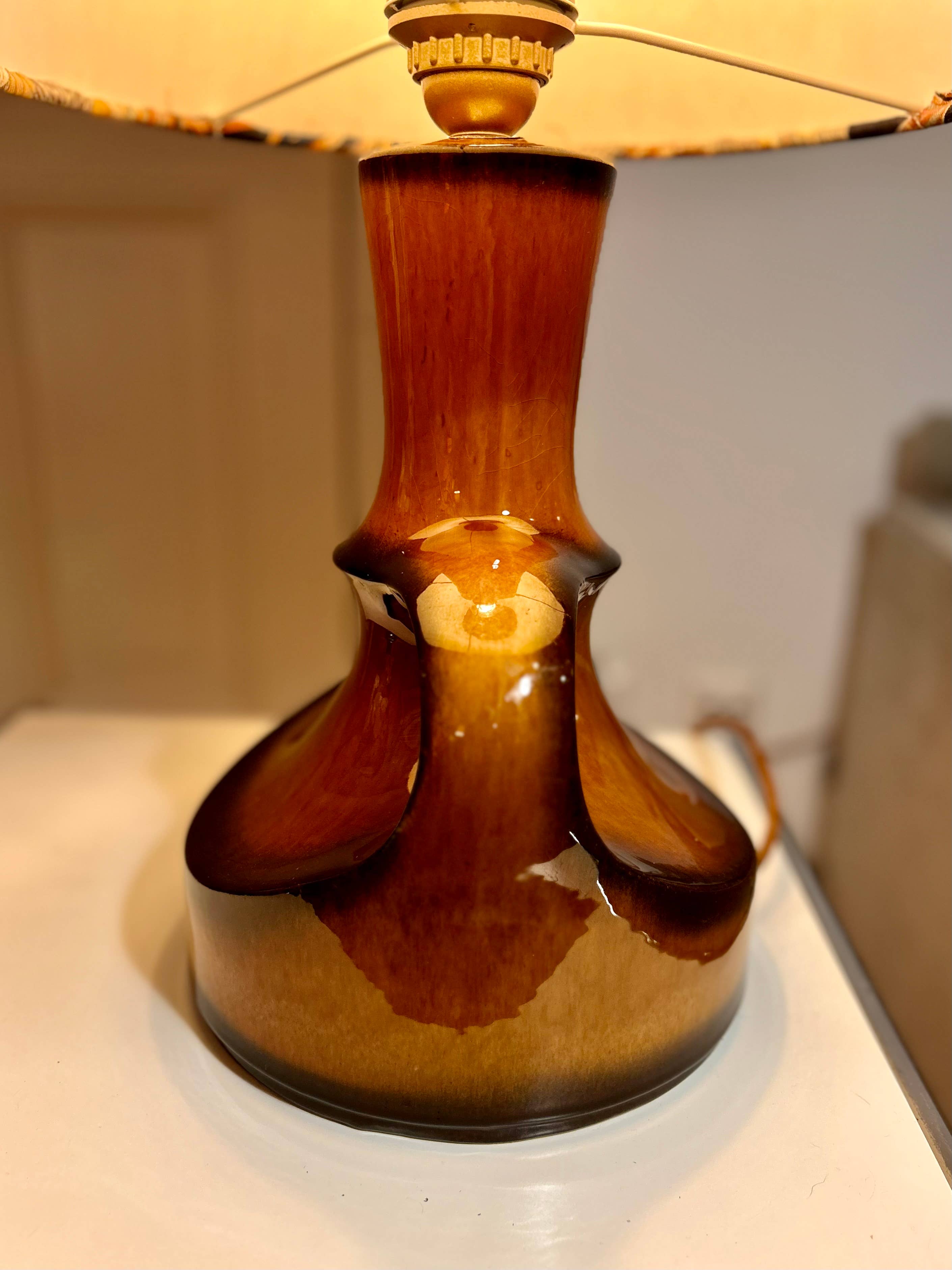 Roomlight Studio – Großhandel Akzent-/Schreibtischleuchte – Mid Century Keramik Lampe von Göbel - West German Pottery2