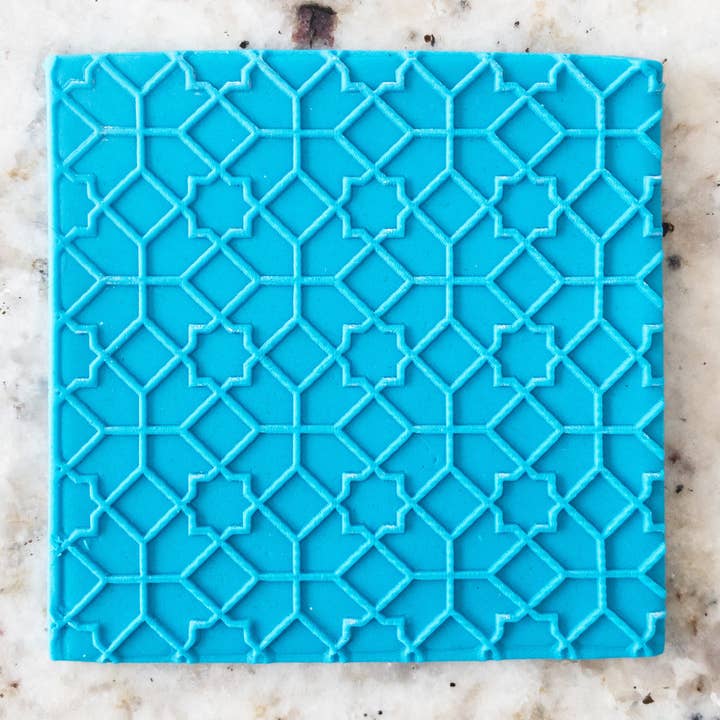 Arabic Pattern 2 Biscuit Cookie POPup Embosser Stamp Ramada for wholesale by Cut Bake Stamp