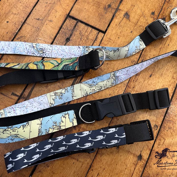 Maritime Tribes LLC - Wholesale Pet Collar - Dog - Dog Collar (custom artwork or your local map)2