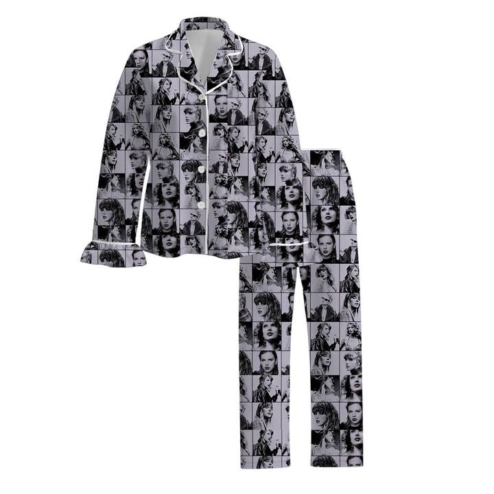 Little Trendy - Wholesale Sleepwear Set - Women's - Swiftie ruffle pajamas set Taylor Lounge clothes for women3