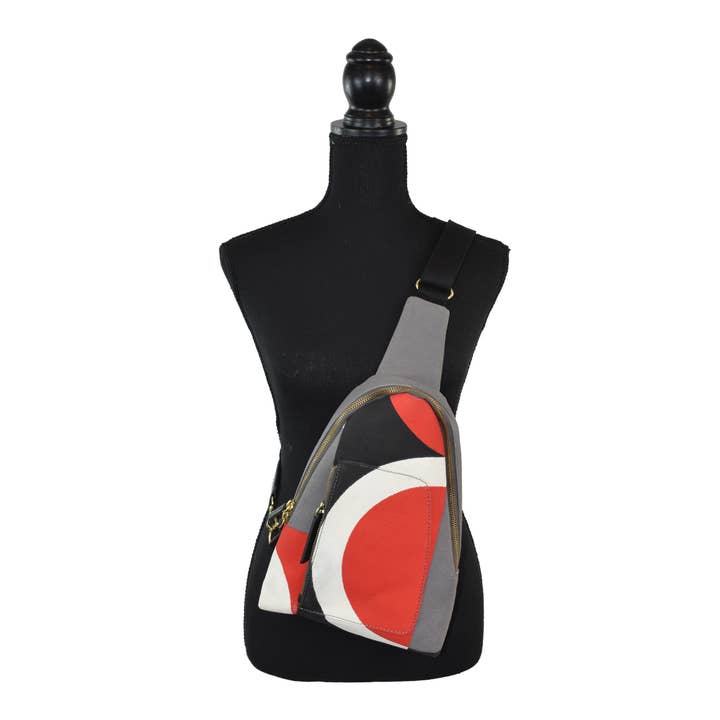 Dupatta Designs - Wholesale Crossbody Bag - Women's - Chihiro Colorblock Cross-body Bag5