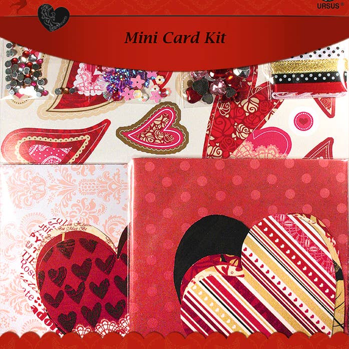 Sweathearts Mini Card Kit för wholesale av URSUS® / Buntpapierfabrik Ludwig Bähr GmbH & Co. KG