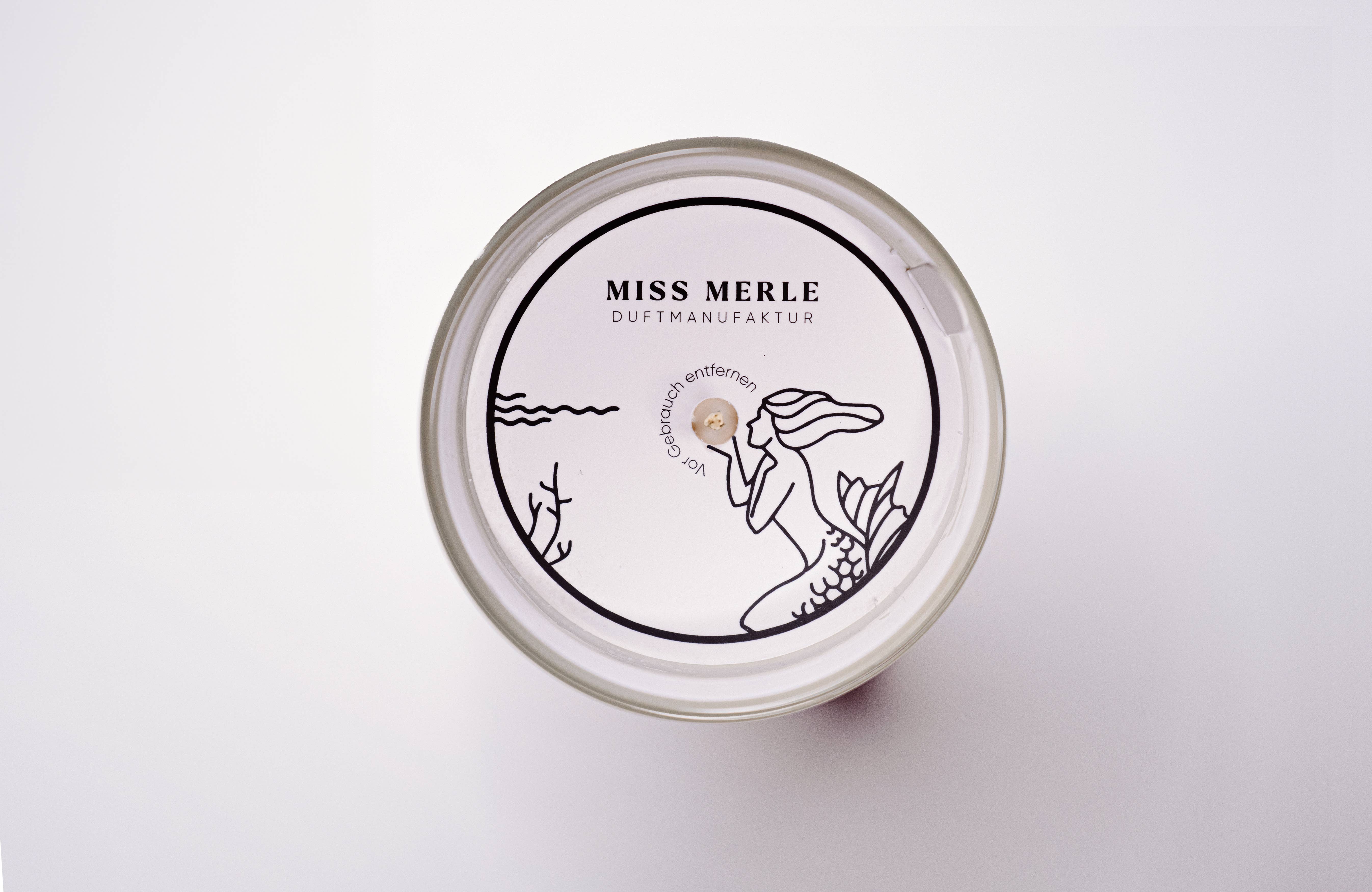 MISS MERLE Duftmanufaktur - Wholesale Jar/Filled Candle - Scented Candle BEACH MERMAID – Coconut Milk & Sea Salt3
