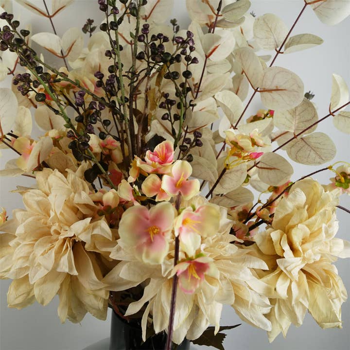 Leaf Design UK LTD – wholesale Artificial flowers – Artificial Foliage White Eucalyptus Foliage Stem 80cm