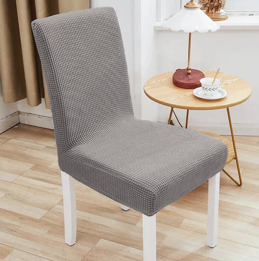 home mart goods - Vente Housses de chaise/canapé - Ensemble de 2 housses extensibles pour chaise de salle à manger, cuisine, bureau12