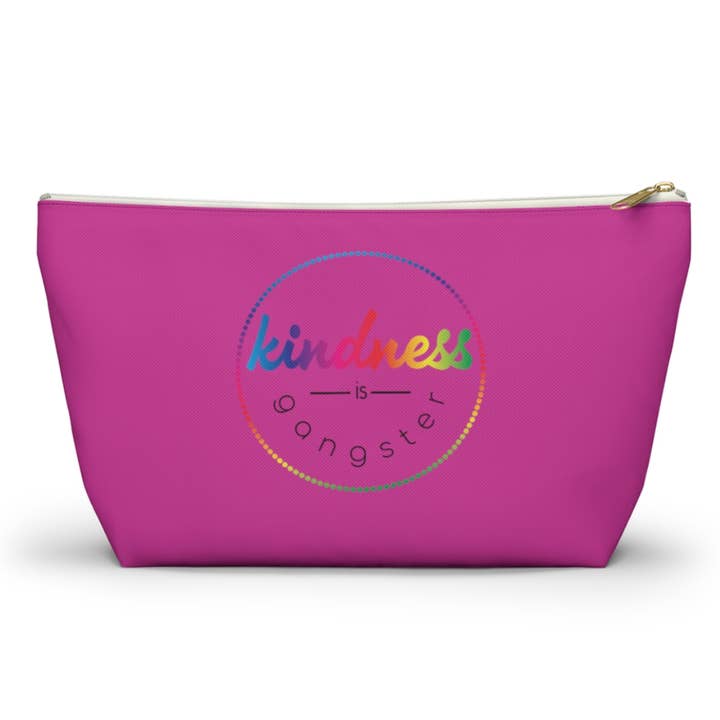 Hot Pink Kindness is Gangster Accessory Bag for wholesale by Game Face Team Shop