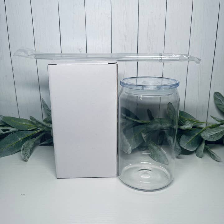 Mint Print Shop & Co - Wholesale Drinking Glass/Cup - 16oz Plastic Can | Blank