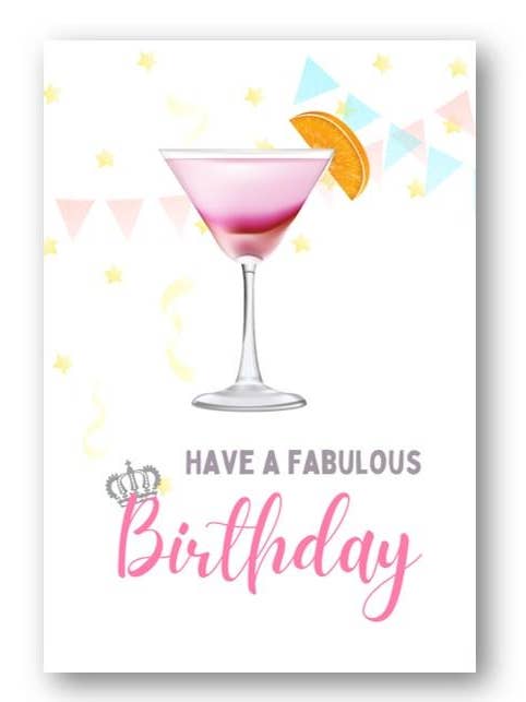 Second Ave Cocktail Glückwunschkarte für den Großhandel von Second Ave Gift Company