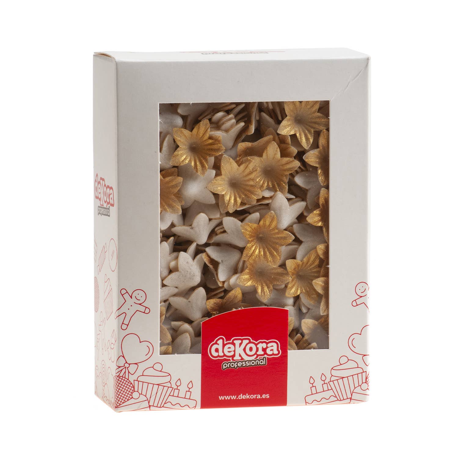 dekora - Wholesale Cake/Cupcake Topper - Wafer Edible Flowers for Cakes, 2 cm8