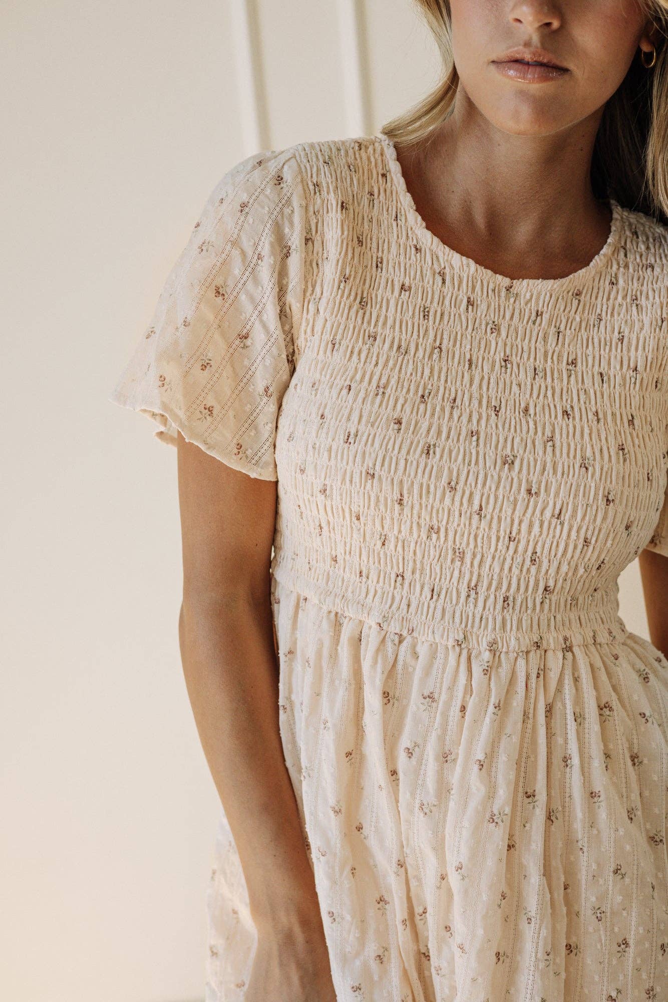 Fehrnvi Apparel - Wholesale Dress - Women's - Maylee Dress in Peach1