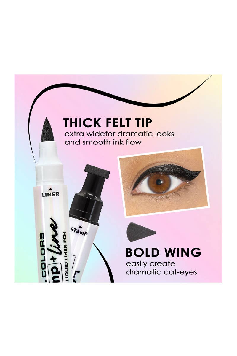 PINEAPPLE Beauty – wholesale Eyeliner/pencil – LA Colors CPD528 Stamp & Line Eyeliner Display - 24 pcs4