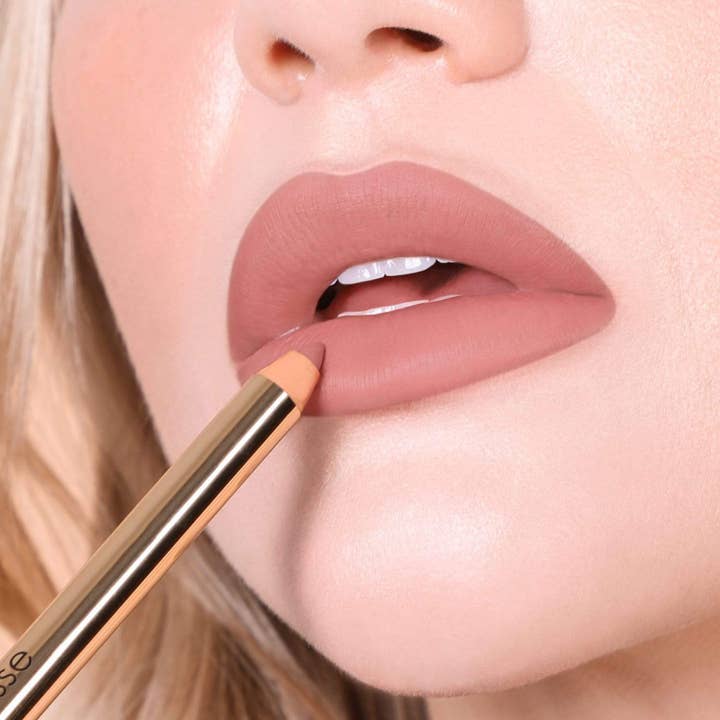 Mirenesse - Vendita all'ingrosso Matita/Liner per labbra - Matte Liner Duo antibacio - Nude Roses