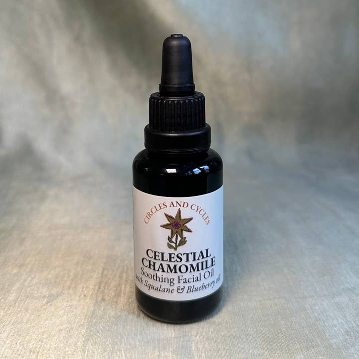 CELESTIAL CHAMOMILE facial oil serum for wholesale by Circles and Cycles