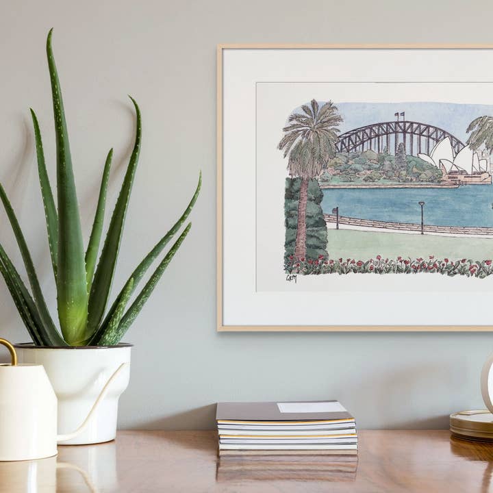 Royal Botanic Gardens - A3 Art Print for wholesale by Erlenmeyer Art
