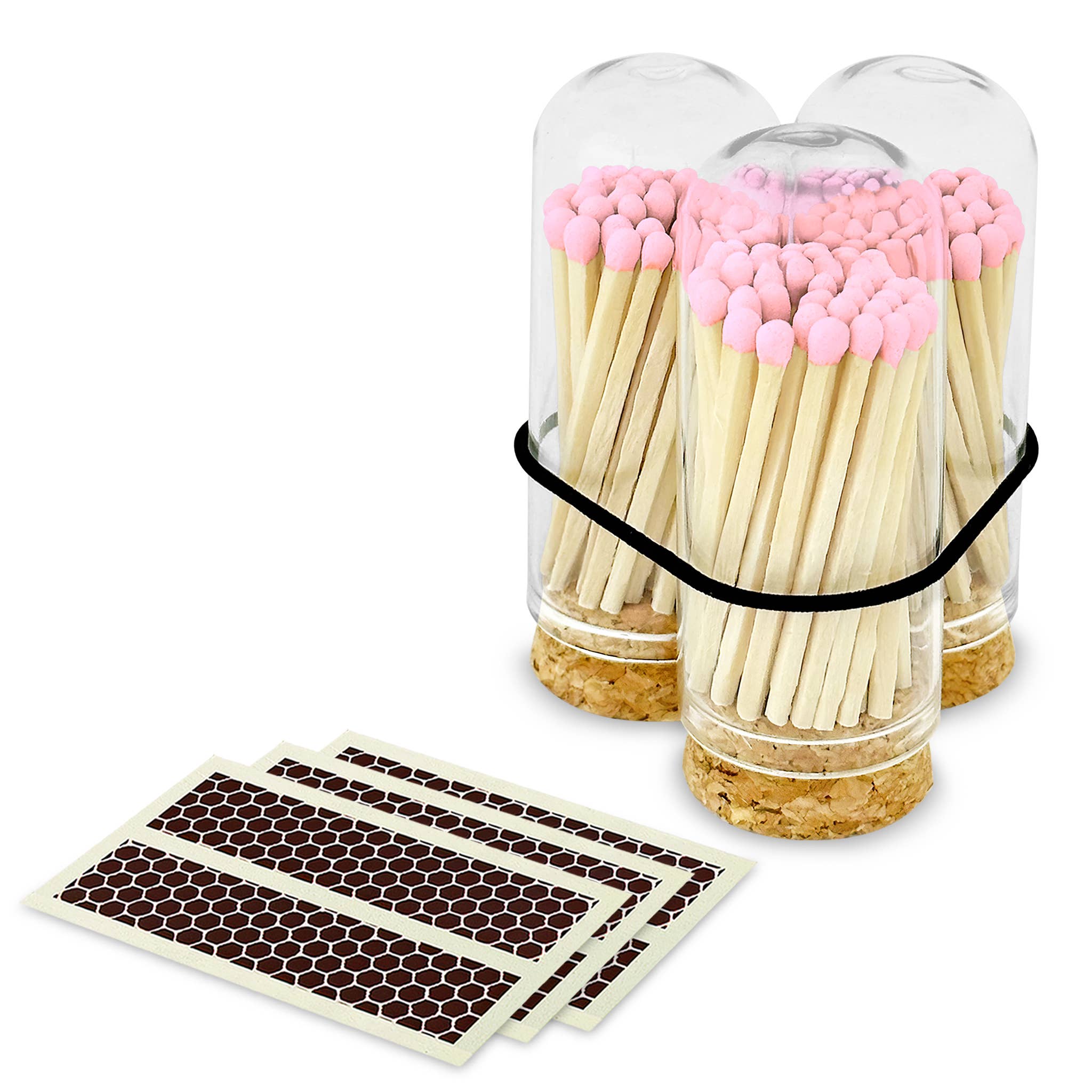 Thankful Greetings – wholesale Tändsticka – 2" Matches + Mini Cloche - Färger efter eget val + Strikers18