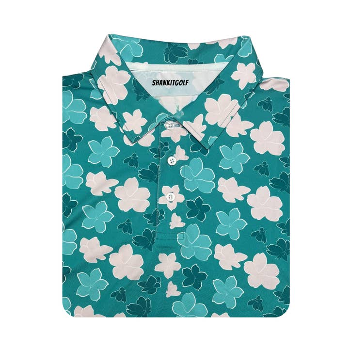 Azalea Blue Polo for wholesale by Shank It Golf