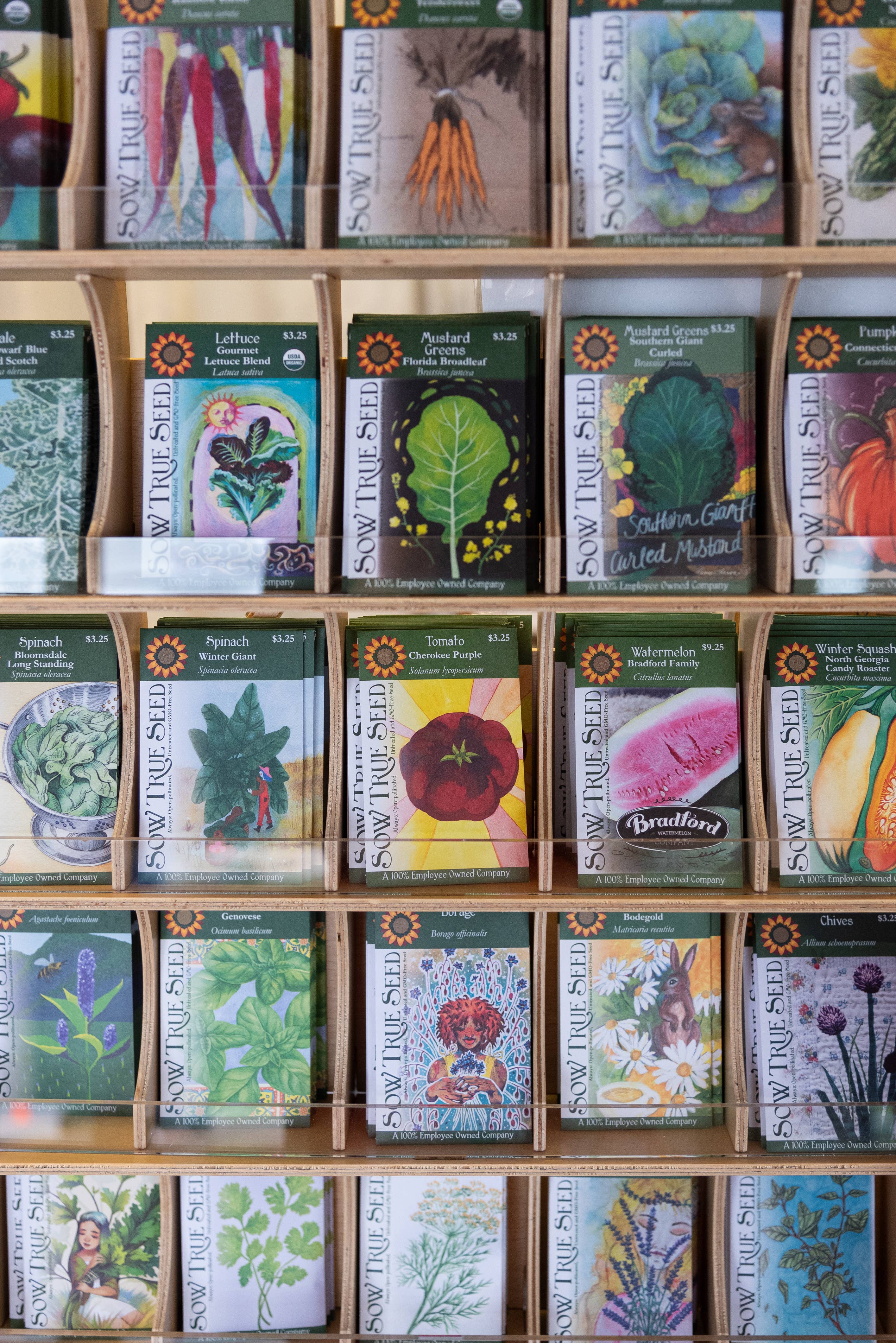 Sow True Seed - Wholesale Retailer Display - Home & Living - Wooden Seed Display1