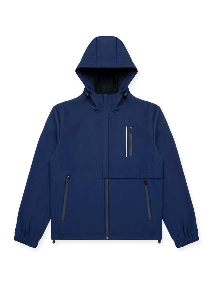 Brown Men's Soft Shell Jacket #K07 for wholesale on Faire3