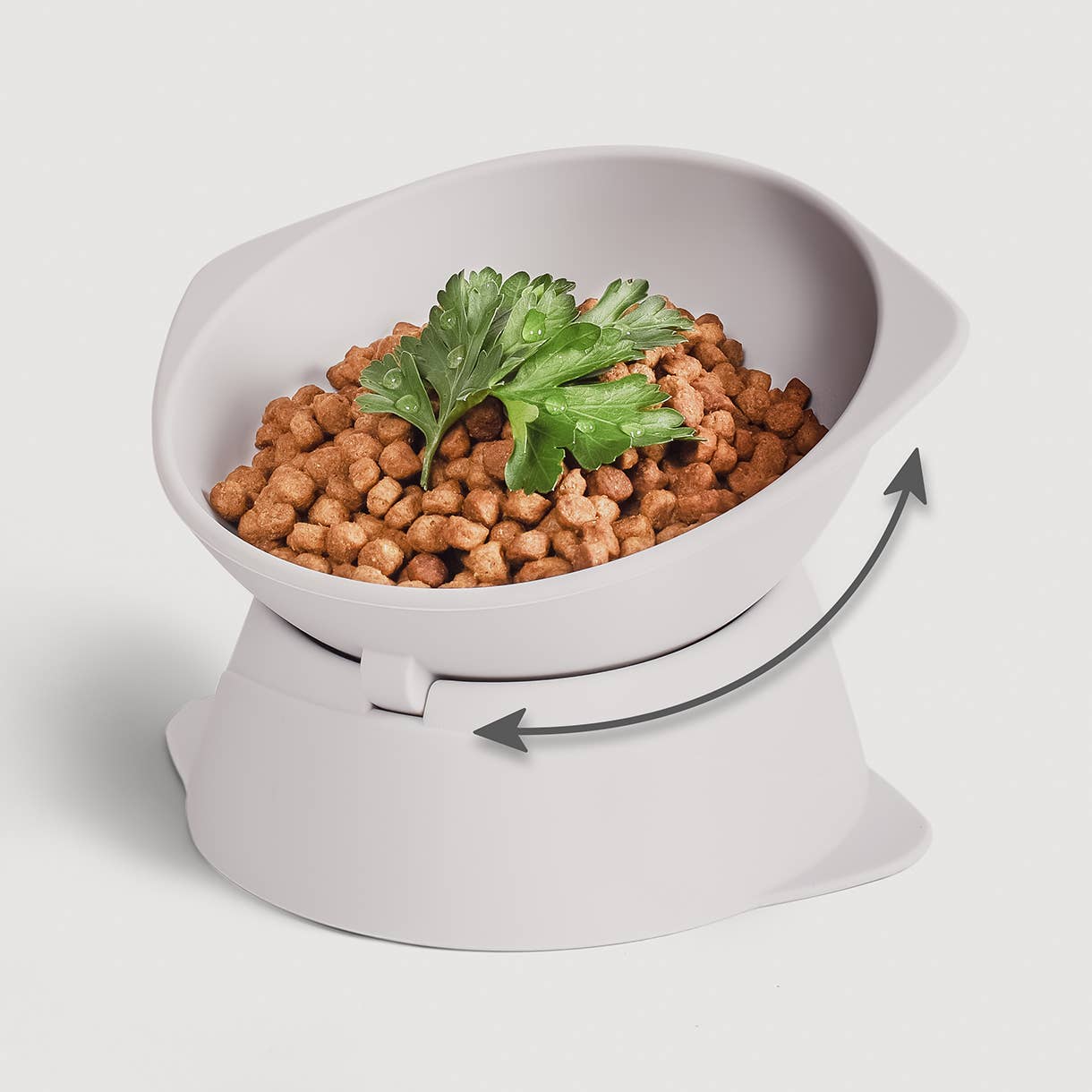 ne&no - Wholesale Pet Bowl - Cat/Dog - ne&no® Elevated Silicone Cat Bowl + Adjustable Tilt4